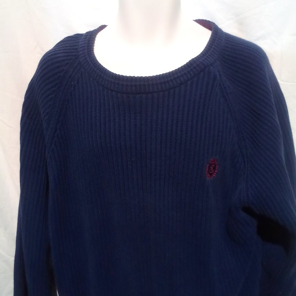 Chaps Ralph Lauren cable knit sweater mens LG